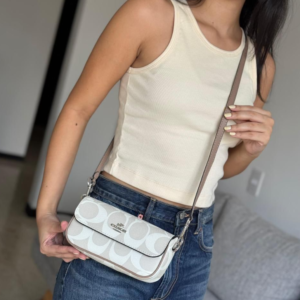 Coach Signature Crossbody Beige