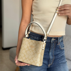 Coach Mini Signature Beige