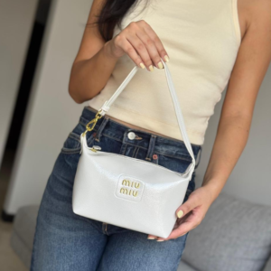 Miu Miu Mini White Bag
