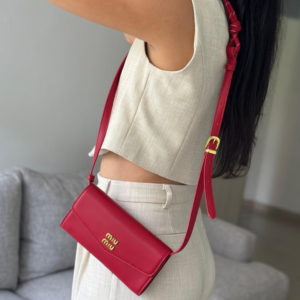 Bolso Miu Miu Rojo Mini Shoulder