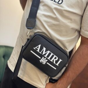Carriel AMIRI Signature Black Crossbody