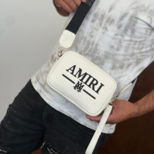 Carriel AMIRI White Signature Crossbody