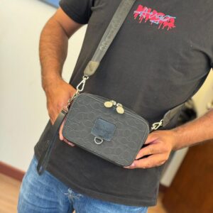 Carriel Coach Signature Black Crossbody