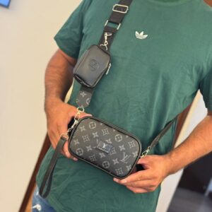 Carriel Louis Vuitton Monogram Eclipse Crossbody