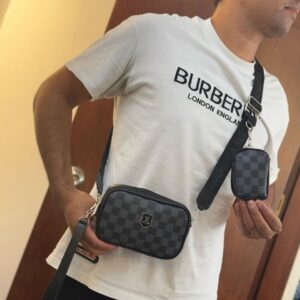 Carriel Louis Vuitton Damier Black Edition