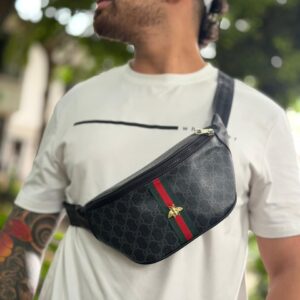 Riñonera Negra Estilo Luxury – Diseño Urbano Premium