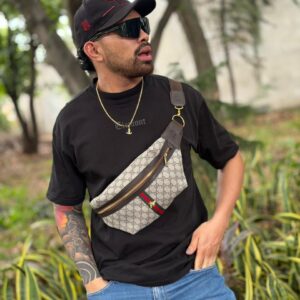 Riñonera Beige Estilo Luxury – Diseño Clásico Premium